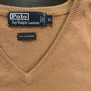 Vintage Polo by Ralph Lauren XL 100% Italian Cashmere Sweater